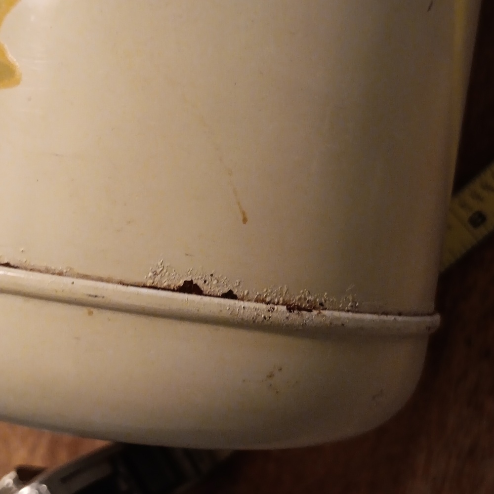 Vintage Tin Storage Container - Picture 9 of 13